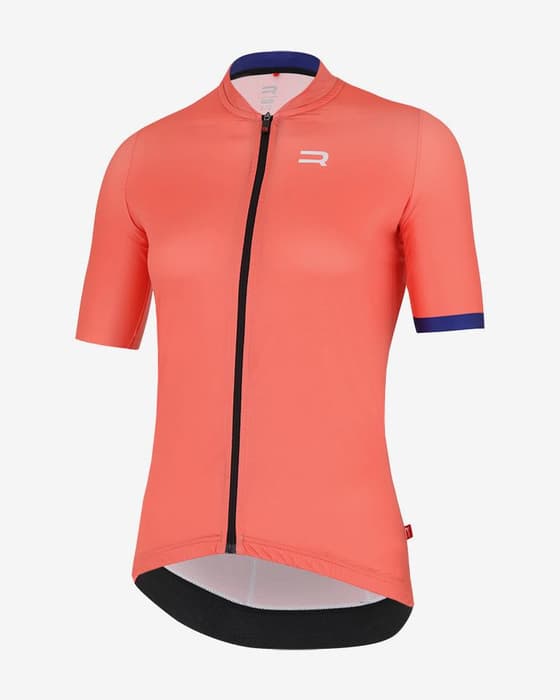 Maillot Finisseur Pro manche courte rouge saumon femme