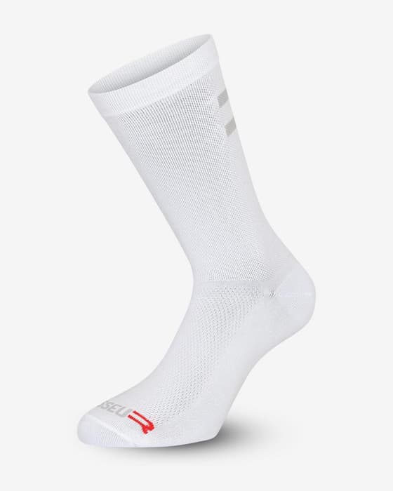 Finisseur Pro Logo Socken weiß
