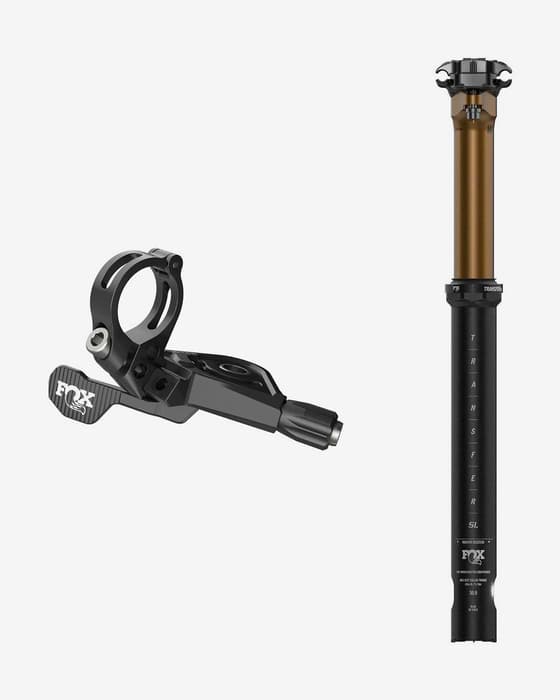Tija de sillín telescópica Fox Racing Shox Transfer Factory Series K 30.9mm negro
