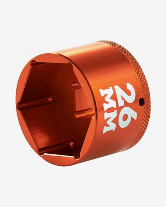 Herramienta hexagonal Fox Racing Shox Topcap 26 mm para llave de 3/8