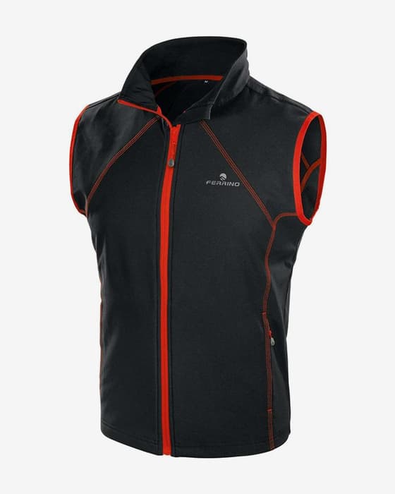 Chaleco Ferrino Rubondo Unisex negro rojo