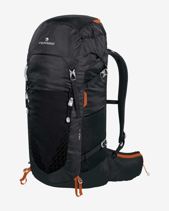 Mochila Ferrino Agile 35L negro marrón teja