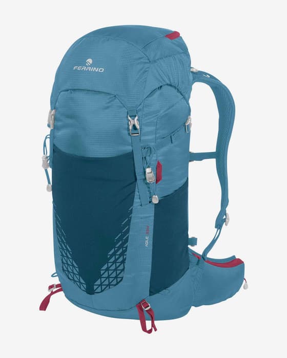 Mochila Ferrino Agile 35L azul pálido granate mujer