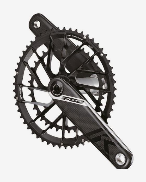 Bielas FSA K-Force Team Edition Modular AXS 52/36D Carbon negro