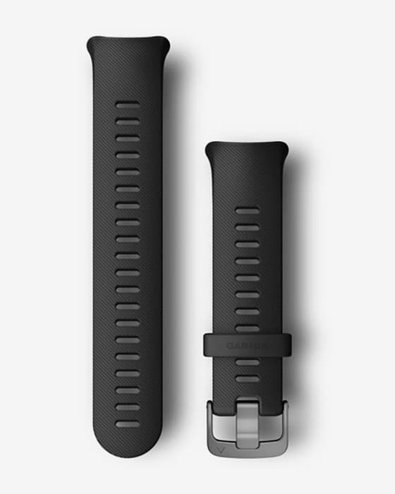 Garmin Forerunner 45 zwarte siliconen band