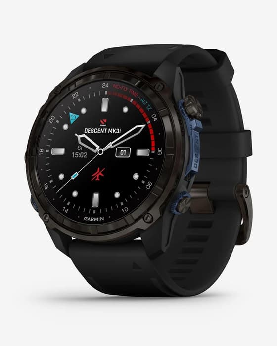 Garmin Descent Mk3i - 51 mm gris carbón correa negro