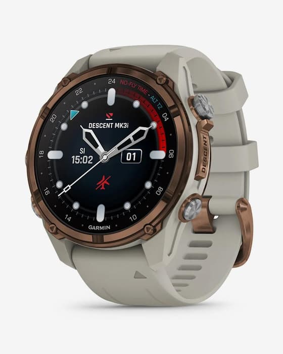Garmin Descent Mk3i - 43 mm bronce silicona gris