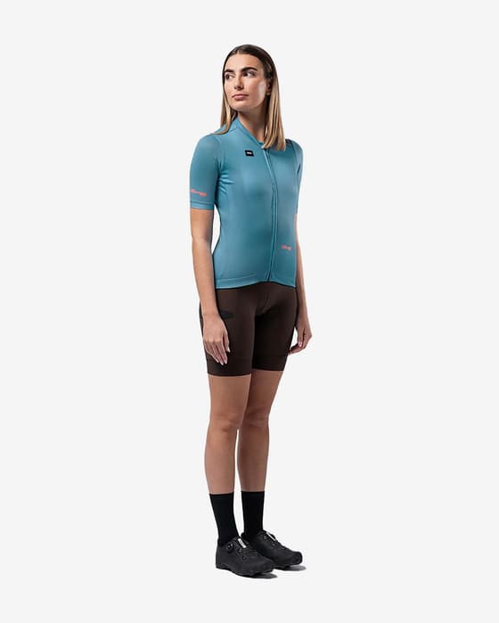 Maillot Gobik Stark manches courtes bleu clair femme
