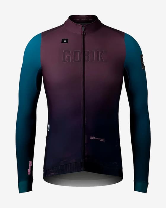 Maillot Gobik Hyder manches longues violet bleu