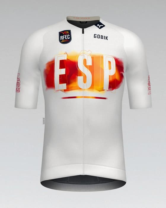 Maillot Gobik CX Pro 4.0 Campeón España RFEC manga corta blanco