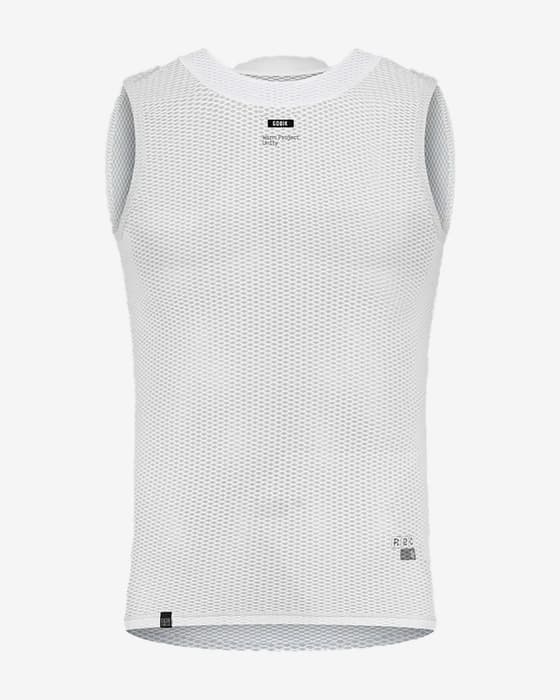 Maillot de corps Gobik Second Skin sans manches blanc