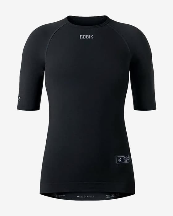 Maillot de corps Gobik Winter manches courtes noir femme
