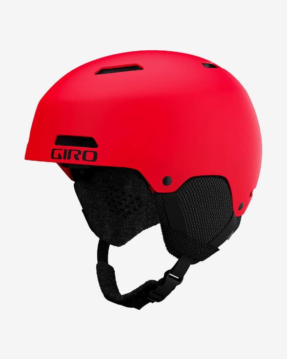 Giro Crue Helmet Intense Red Black Kids