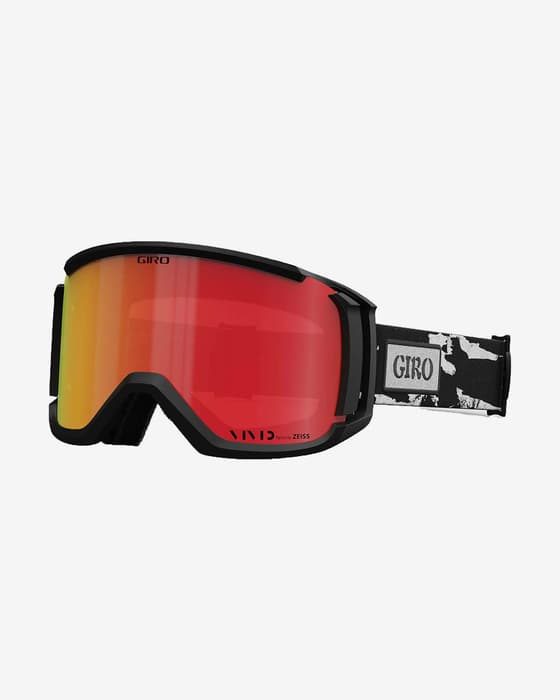 Giro Revolt Goggles Black White with Vivid Ember/Clear Mirrored Lens