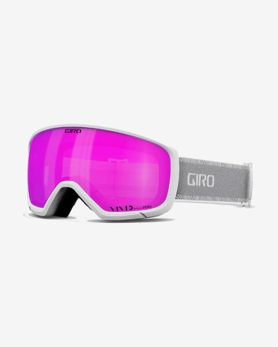 Giro Millie Goggles dark grey white with VIVID Pink lens Women