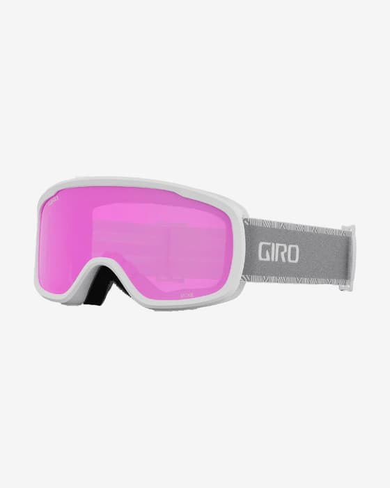 Giro Moxie Goggles Pure White Grey with Amber Pink Lens Women