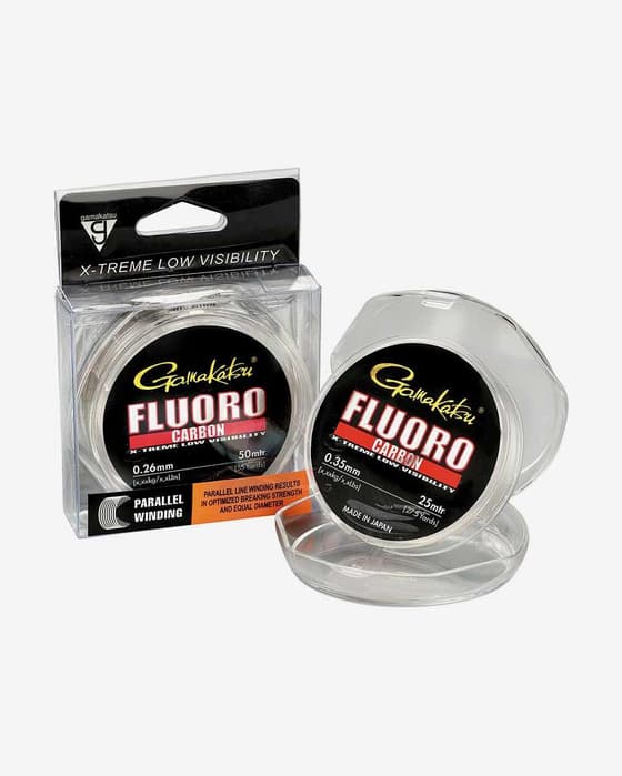 Línea fluorocarbono Gamakatsu G-Line 0.18 mm 50 m transparente