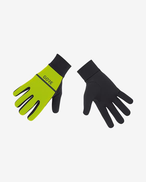 Guanti Gore Wear R3 lunghi giallo neon nero