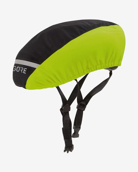 Cubrecasco Gore Wear C3 GORE-TEX negro amarillo neón
