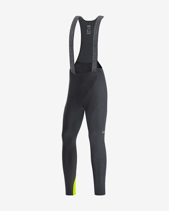 Culote largo GOREWEAR C3 Thermo negro amarillo neón