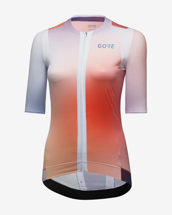 Maillot GOREWEAR Chase manche courte rouge multicolore femme