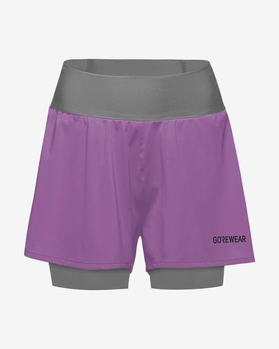 Pantalón corto GOREWEAR Concurve 2in1 violeta mujer