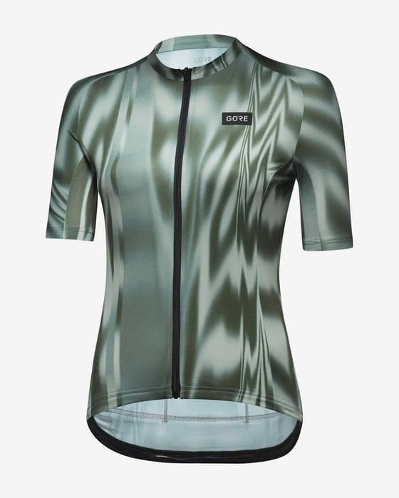 Maillot GOREWEAR Spirit Paint manche courte vert gris femme