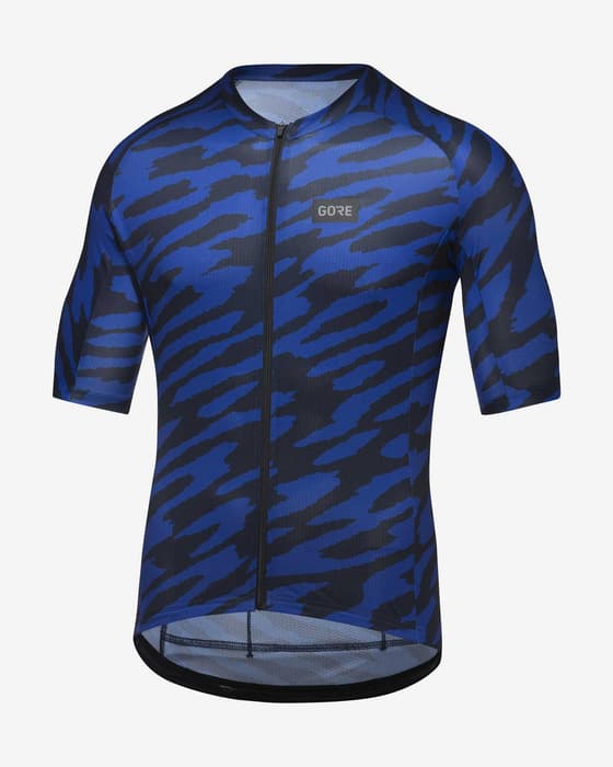 Maillot GOREWEAR Spirit Organic Camo manga corta azul negruzco azul marino