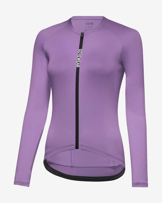 Maillot GOREWEAR Spinshift manche longue violet clair femme