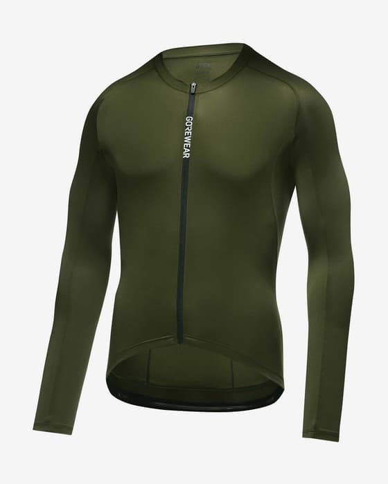 Maillot GOREWEAR Spinshift manche longue vert foncé
