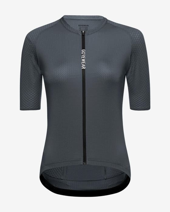 Maillot GOREWEAR Spinshift Breathe manga corta gris oscuro negro mujer