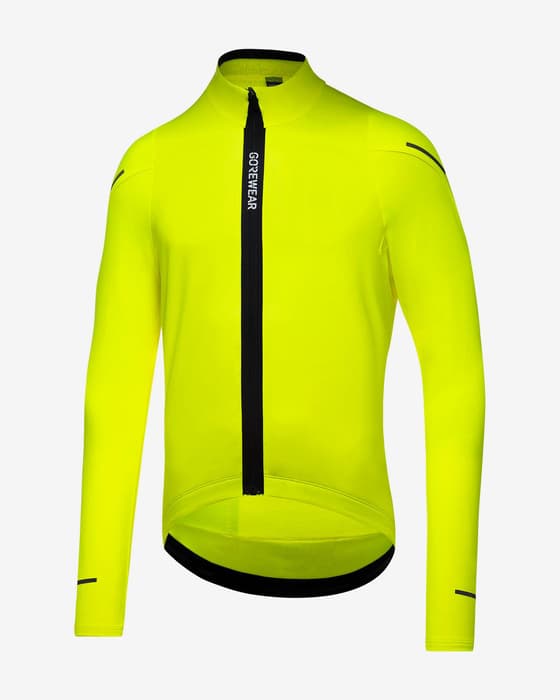 Maillot GOREWEAR Spinshift Thermo manche longue jaune fluo