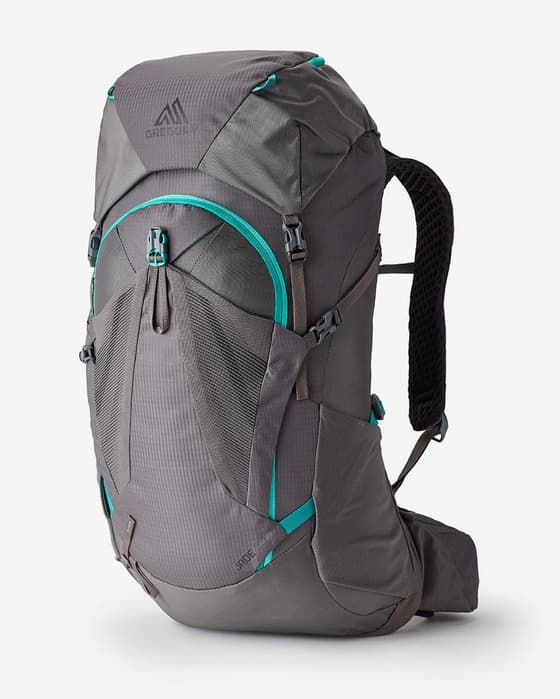 Mochila Gregory Jade 33L gris oscuro azul turquesa mujer