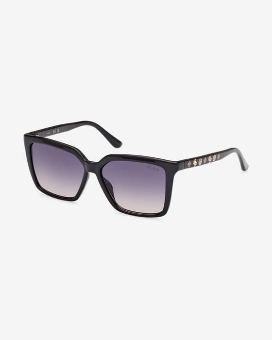 Gafas Guess GU00099 negro brillante lentes ahumadas mujer