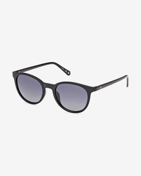 Gafas Guess GU00118 negro brillante lentes polarizadas ahumadas