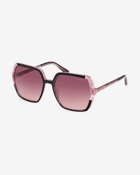 Gafas Guess GU7883 negro con lentes espejadas rosa mujer 