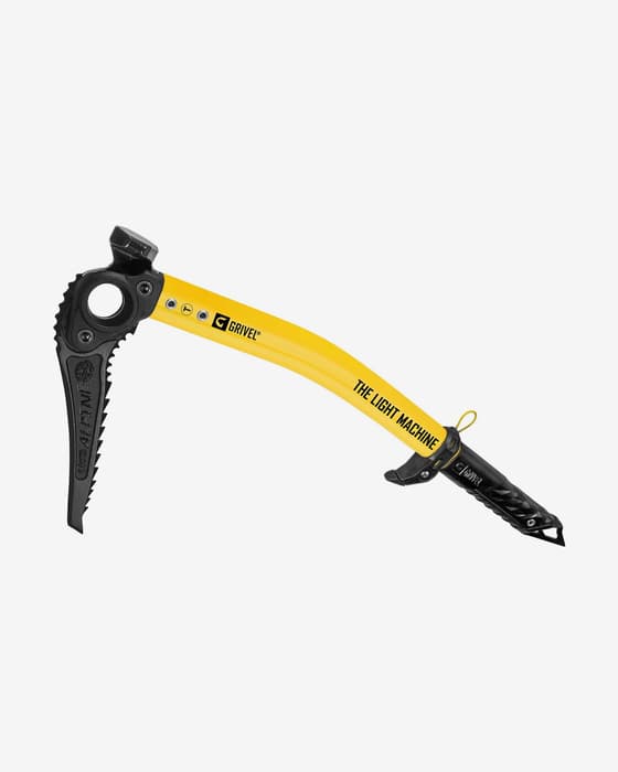 Grivel The Light Machine Alpine Vario Hammer Eispickel mit G-Slider gelb