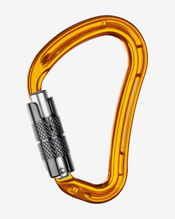 Mosquetón Grivel K18T Wide Twist Lock naranja