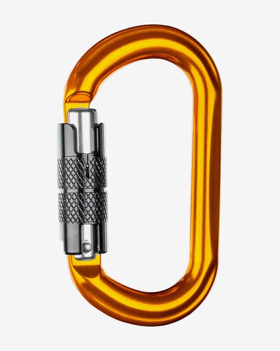 Mosquetón Grivel K9T Sym Twist Lock naranja