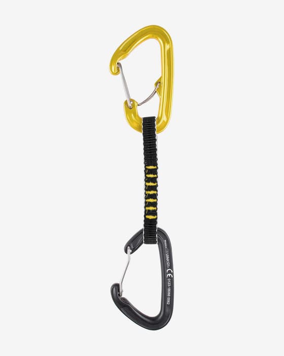 Cinta exprés Grivel Alpine Plume Captive 10 cm negro amarillo