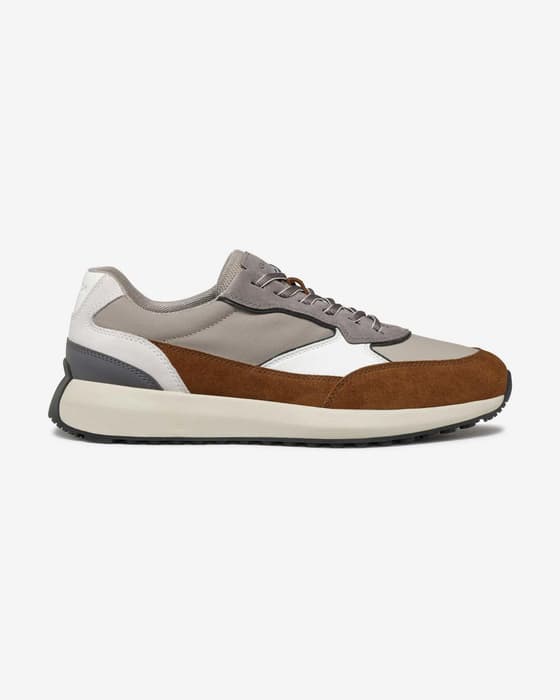 Zapatillas Geox Volpiano Low gris marrón