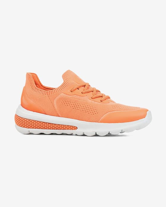 Zapatillas Geox Spherica Actif naranja blanco mujer