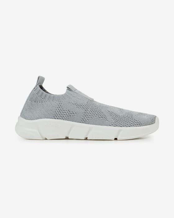 Zapatillas Geox Aril gris claro blanco junior