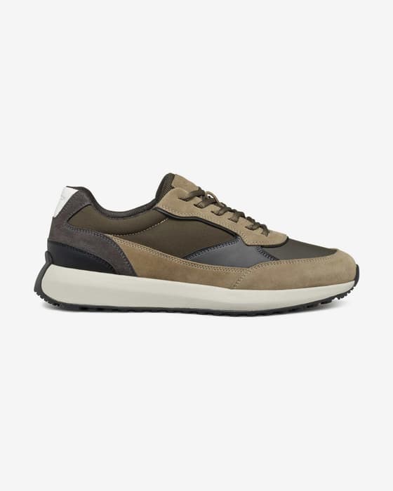 Zapatillas Geox Volpiano Low marrón gris