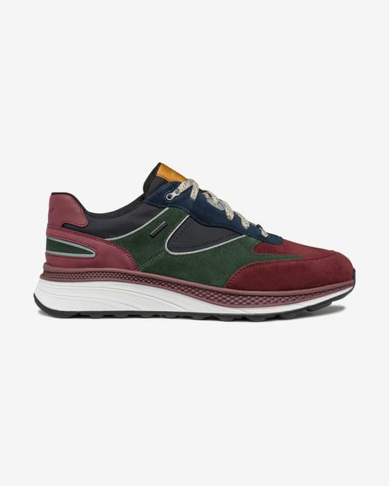 Zapatillas Geox Spherica Actif X1 ABX rojo verde azul