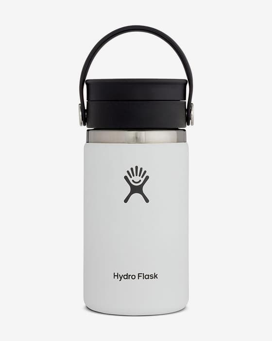 Bidón Hydro Flask Coffee Wide Flex Sip Lid 355 ml blanco
