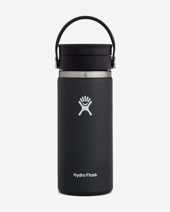 Bidón Hydro Flask Coffee Wide Flex Sip Lid 473 ml negro