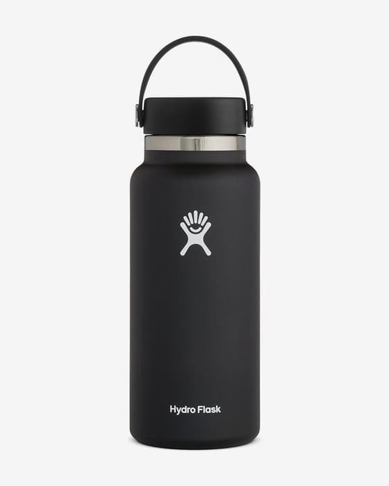 Botella termo Hydro Flask Wide Flex Cap 946 ml negro