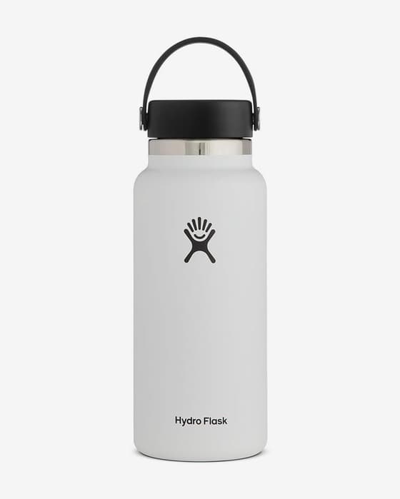 Botella termo Hydro Flask Wide Flex Cap 946 ml blanco