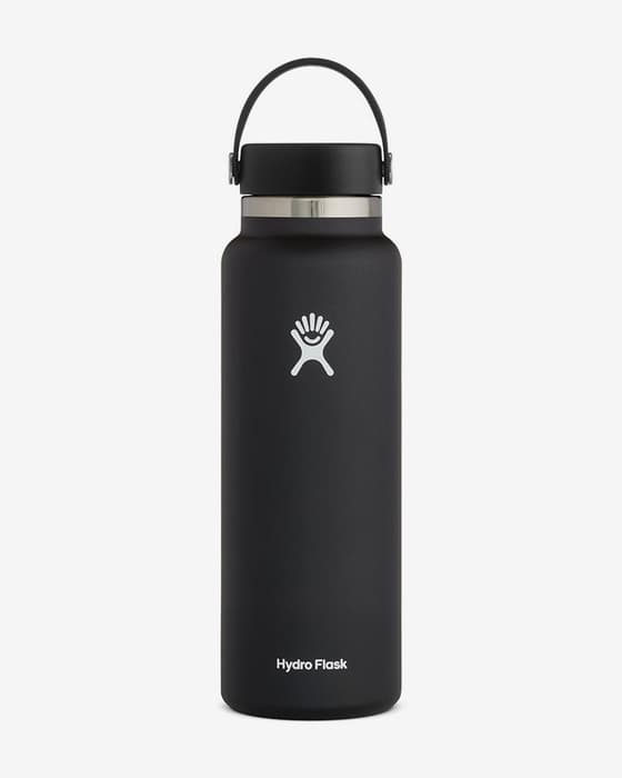 Botella termo Hydro Flask Wide Flex Cap 1182 ml negro